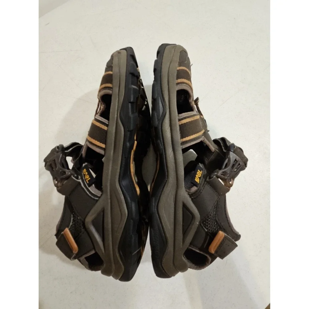 TEVA Omnium 2 Water Sandal Gray Closed Toe Hiking Men's US 11 Adjustable EC(228